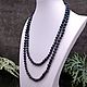 Natural Black Pearls long women's beads. Beads2. naturalkavni. My Livemaster. Фото №6