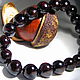 Bracelet with garnet "Only for you", Bead bracelet, Moscow,  Фото №1