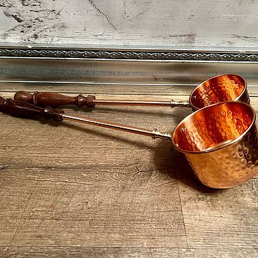 Посуда ручной работы. Ярмарка Мастеров - ручная работа Ковш медный. Handmade.