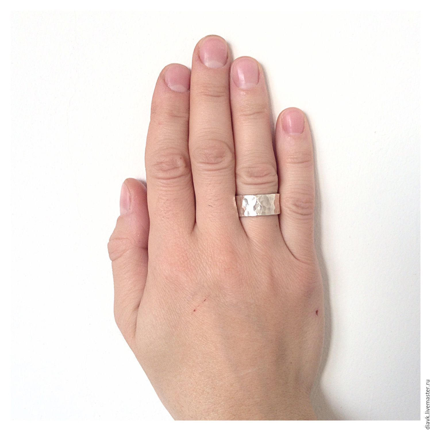 Wedding ring Vows – shop online on Livemaster with shipping - 4BLPLCOM Wedding ring Vows - buy or order in an online shop on Livemaster - 4BLPLCOM | Unusual wide forged wedding rings made of 925…