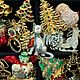 Заказать Винтаж: Брошь Кот Рождество. broochivintage. Ярмарка Мастеров. . Броши винтажные Фото №3