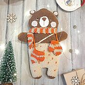 Куклы и игрушки handmade. Livemaster - original item Amigurumi dolls and toys: Gingerbread bear. Handmade.