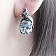 Hilaria earrings-rhinestone, 925 silver. Earrings. masterskai. Online shopping on My Livemaster.  Фото №2