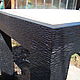 Wooden carved table of cedar Black. Tables. Joinery in Altai. My Livemaster. Фото №4