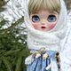 Кукла Блайз в русском стиле и пуховом платке. Custom Blythe Doll. Народные сувениры. My_Wonderful_Blythe. Интернет-магазин Ярмарка Мастеров.  Фото №2