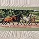 Вышитая крестиком картина «Дикие лошади», Картины, Орел,  Фото №1