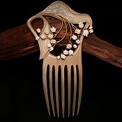 Сувениры и подарки handmade. Livemaster - original item Comb for hair - Bells.. Handmade.