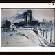 Paintings: city tram winter landscape TRAM STORIES. Pictures. pictures & decor of TanyaSeptember. My Livemaster. Фото №4