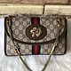 Винтаж: Мини-сумочка из натуральной кожи GUCCI Rajah Web Chain. Сумки винтажные. Chic bags. Ярмарка Мастеров.  Фото №4