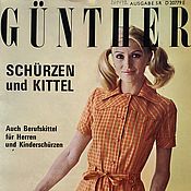 Винтаж handmade. Livemaster - original item Vintage magazine: Gunther - special issue - aprons and dressing gowns 1970. Handmade.