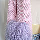 Кардиган с меховыми карманами из Ламы. Кардиганы. Knit by Heart - Вязаная одежда 富. Ярмарка Мастеров.  Фото №4