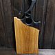 Доска разделочная из дуба ''Cleaver''. Разделочные доски. Yakisugi-wood. Ярмарка Мастеров.  Фото №6