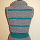 Вязаный жилет "Fur WOOL". Жилеты. FAVORITE KNITWEAR (Наталья). Ярмарка Мастеров.  Фото №6