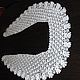 ВОРОТНИК  "Веерочки" ажурный вязаный крючком. Воротнички. Gala  Devi crochet design ВЯЗАНИЕ. Ярмарка Мастеров.  Фото №5