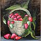 Oil painting Basket of strawberries. Pictures. Nardetum (Naradostvam). My Livemaster. Фото №5