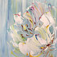 Oil painting Delicate white peony. Painting with a white peony in the living room. Pictures. Zabaikalie. My Livemaster. Фото №5