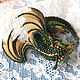 Dragon Brooch ' Dundee'. best gift. Brooches. master Alena Litvin. My Livemaster. Фото №4