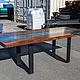 Заказать Стол из массива: Aquamarine. Loftmarket. Ярмарка Мастеров. . Столы Фото №3