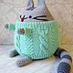 Заказать Кот Пушин (Pusheen) в свитере или кофточке. Elena-igrush. Ярмарка Мастеров. . Амигуруми куклы и игрушки Фото №3