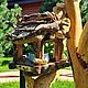 Кормушка - ресторан "Дом на дереве". Кормушки для птиц. Анастасия Кораблева (Лесные штуки). Ярмарка Мастеров.  Фото №13