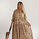 Платье из винтажного хлопка с цветами MUHA-422c. Платья. MUHA (vintagechic). Ярмарка Мастеров.  Фото №7