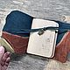 Совушка Блокнот А6 ручной работы из натуральной кожи бохо. Блокноты. Iron Arm Leatherworks (Екатерина). Интернет-магазин Ярмарка Мастеров.  Фото №2