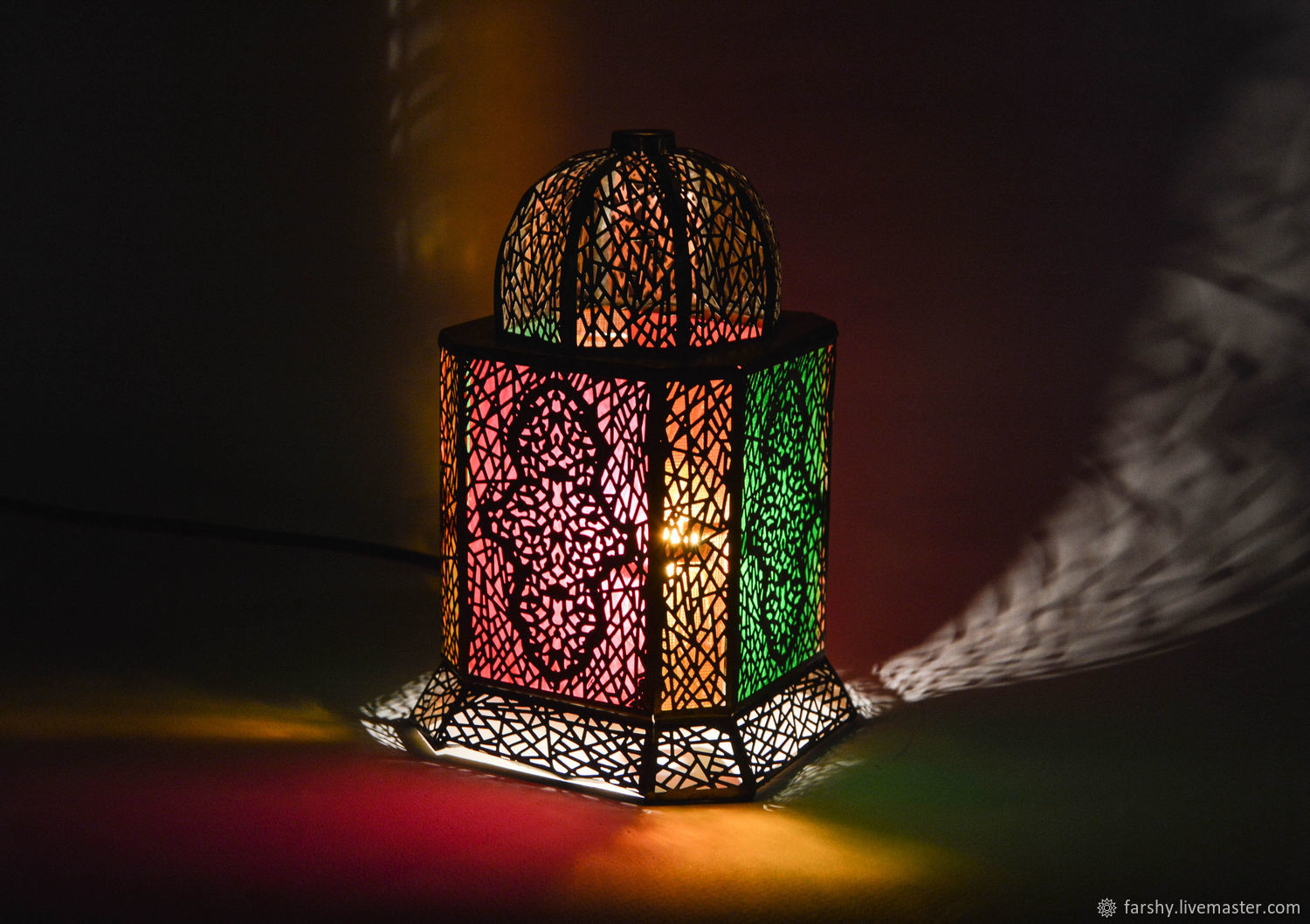 Handcrafted Egyptian Brass Light lantern купить на Ярмарке Мастеров
