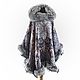 From ponchos shawls with fur. Ponchos. Olga Lavrenteva. Online shopping on My Livemaster.  Фото №2