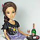 Dollhouse food: Champagne for dolls 'Layrent-Perrier'. Doll food. Miniaturefood (Natalia Makarevich). My Livemaster. Фото №5