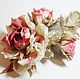 Order Silk rose brooch. fantasy flowers. Livemaster. . Brooches Фото №3