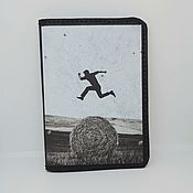 Сумки и аксессуары handmade. Livemaster - original item Passport cover: cover leather. jump. ODPXR32. Handmade.