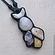 Pendant rock collection in the skin, Pendants, Moscow,  Фото №1