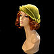 Yoke green Apple. Hats1. Novozhilova Hats. Online shopping on My Livemaster.  Фото №2