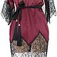 Халат с кружевом "Marsala". Халаты. DRESS ART Модный Дом Анны Ивановой. Ярмарка Мастеров.  Фото №4