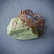 Украшения handmade. Livemaster - original item Copper wire wrap bracelet. Handmade.