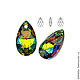 Swarovski 6106 22 х 13 мм Vitrail Medium. Кристаллы. Real Dream /    Реальная Мечта. Интернет-магазин Ярмарка Мастеров.  Фото №2