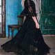  Юбка и блузка "Black lace", БОХО, кружево хлопок, Костюмы, Орел,  Фото №1