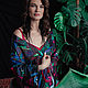Жакет+брюки+топ. Шелк Армани. Костюмы. Abaya-altay. Ярмарка Мастеров.  Фото №4