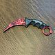 Нож сувенирный Karambit 1-11 Knife CS:GO Standoff из дерева, Сувенирное оружие, Москва,  Фото №1