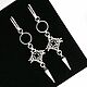 Стильные кольчужные серьги "Shuriken". Серьги классические. BeadLab. УКРАШЕНИЯ, КОТОРЫЕ УДИВЛЯЮТ. Ярмарка Мастеров.  Фото №7