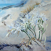 Картины и панно handmade. Livemaster - original item Sand lilies. oil painting. Handmade.