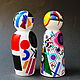 Interior composition Wooden figurines Kandinsky -Malevich. Figurines. color of magic. My Livemaster. Фото №4