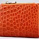 Кошелек из натуральной кожи крокодила IMA0027O45. Кошельки. CrocShop товары из экзотической кожи. Интернет-магазин Ярмарка Мастеров.  Фото №2