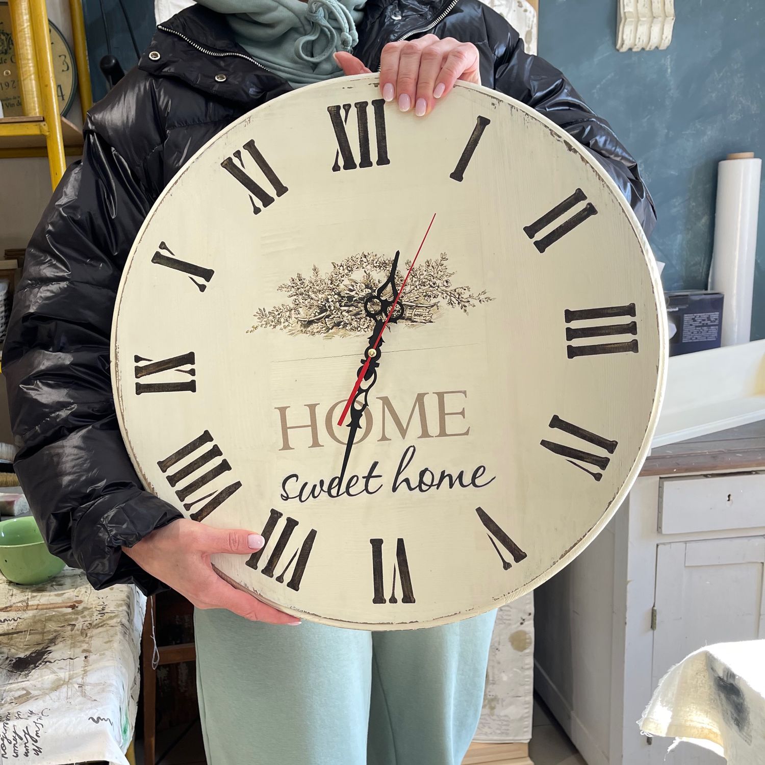 Часы большие на стену. в интернет-магазине на Ярмарке Мастеров | Часы ...