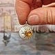 Кулон "День" с цитрином. Кулон. Quadrojewelry. Ярмарка Мастеров.  Фото №4