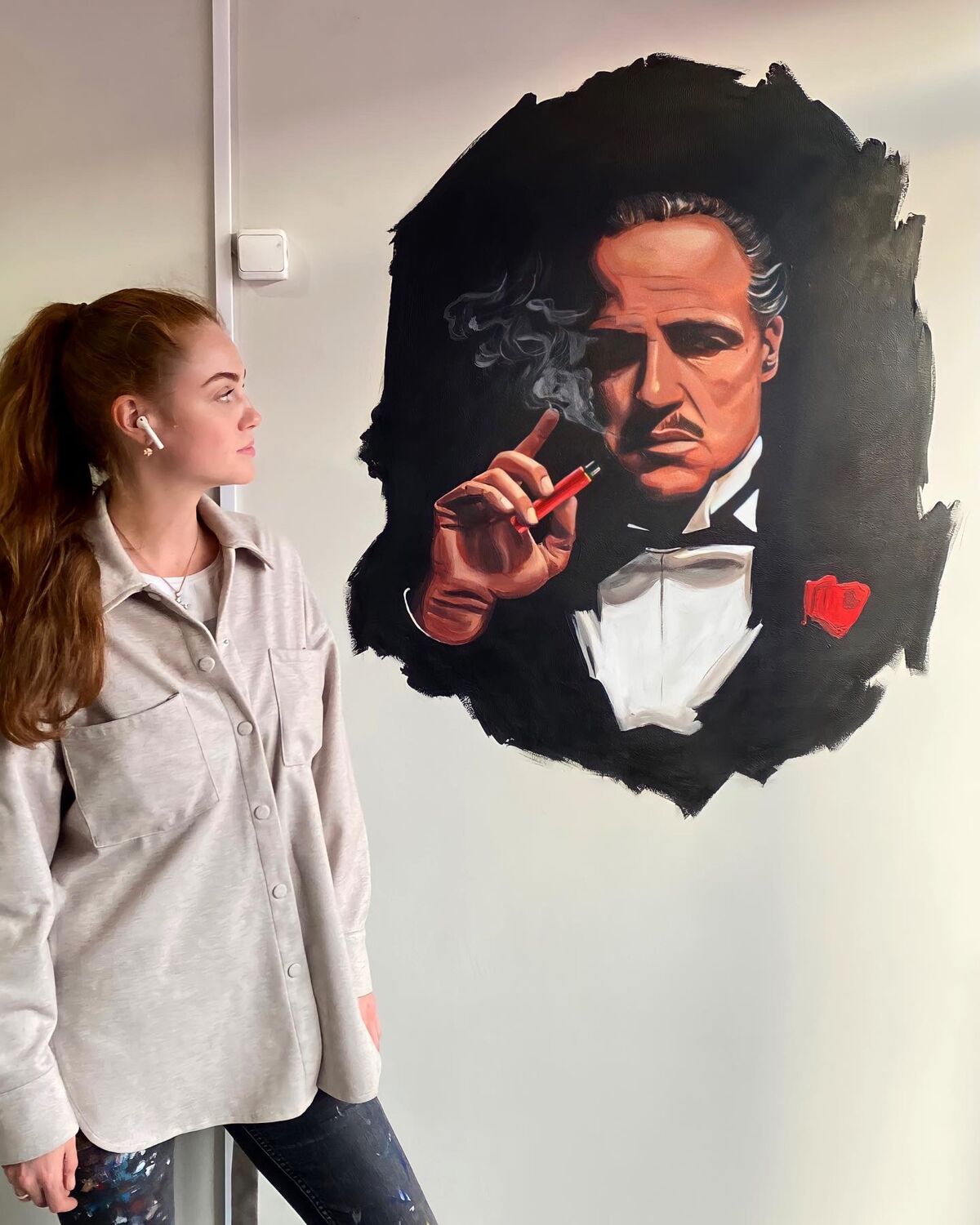 Роспись стены в интернет-магазине на Ярмарке Мастеров | Картины, Санкт ...