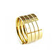 Ring without stones wide 'Spiral' gold ring 4 turns, Phalanx ring, Moscow,  Фото №1