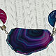 Order 'Firebird feather ' necklace on a chain cut agate. Jewelry just for You (G-Korchagina). Livemaster. . Necklace Фото №3