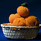 Tangerine knitted. Doll food. Olga Burlakova Knitted beauty. Online shopping on My Livemaster.  Фото №2