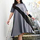 Платье "Spring Half Line- grey" D0027, Платья, София,  Фото №1